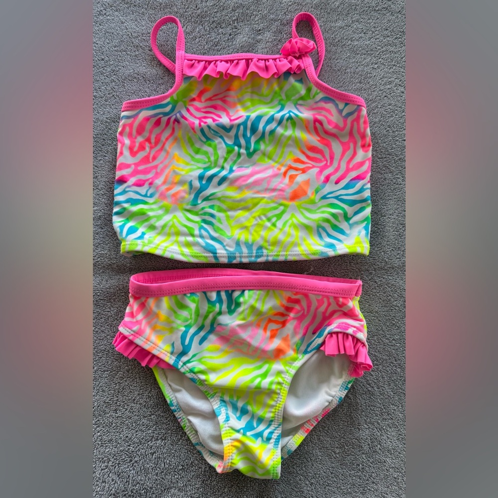 NWOT girls OP 2-piece bathing suit size 5T